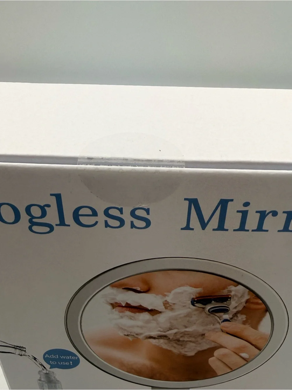 Fogless Mirror Heated Bathroom Vanity Mirror - White